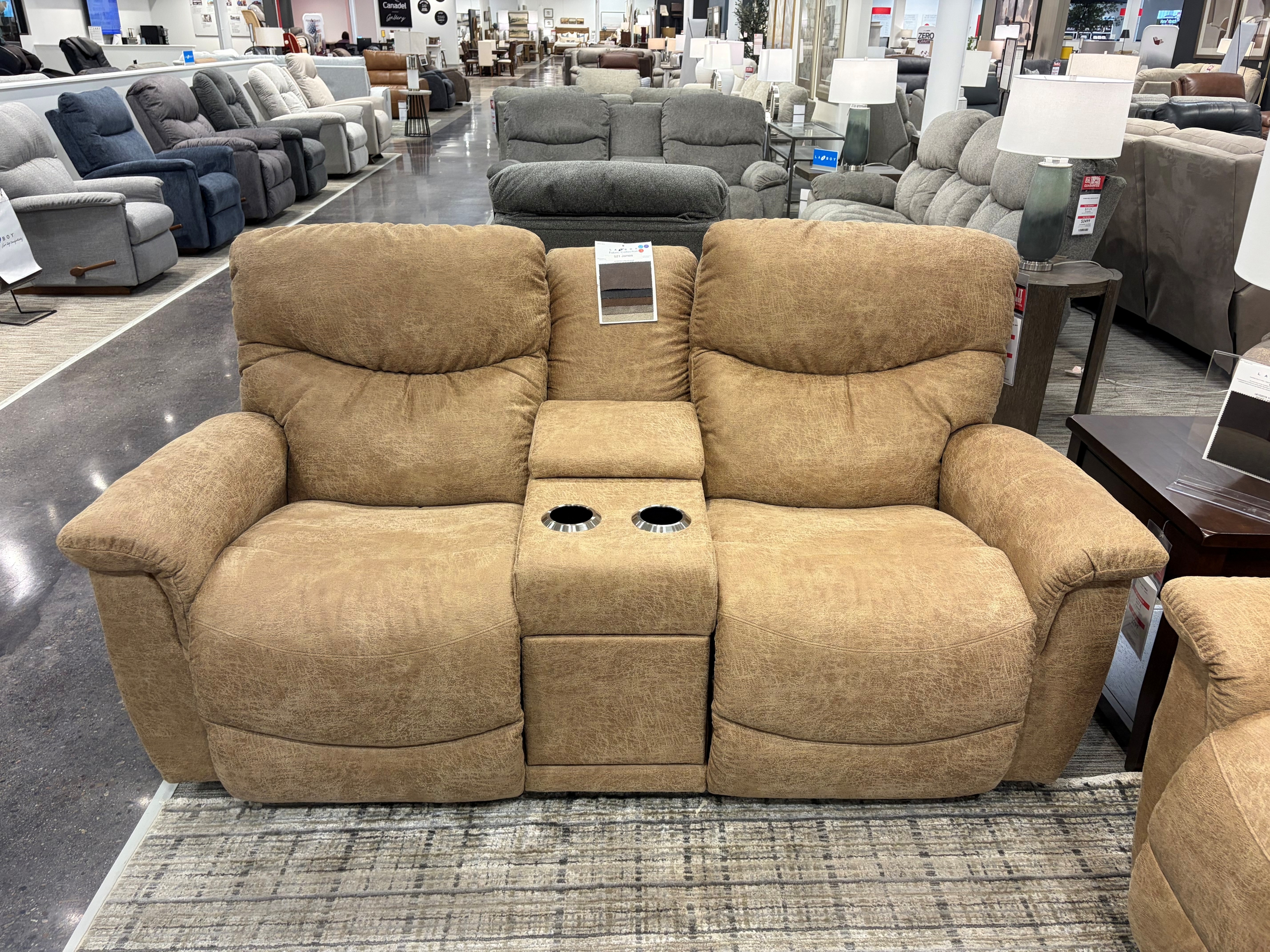 La-Z-Boy James X49-521-W2-E153773 Power Reclining Loveseat w/HR