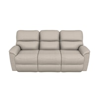 Power Reclining Sofa w/ Headrest & Lumbar