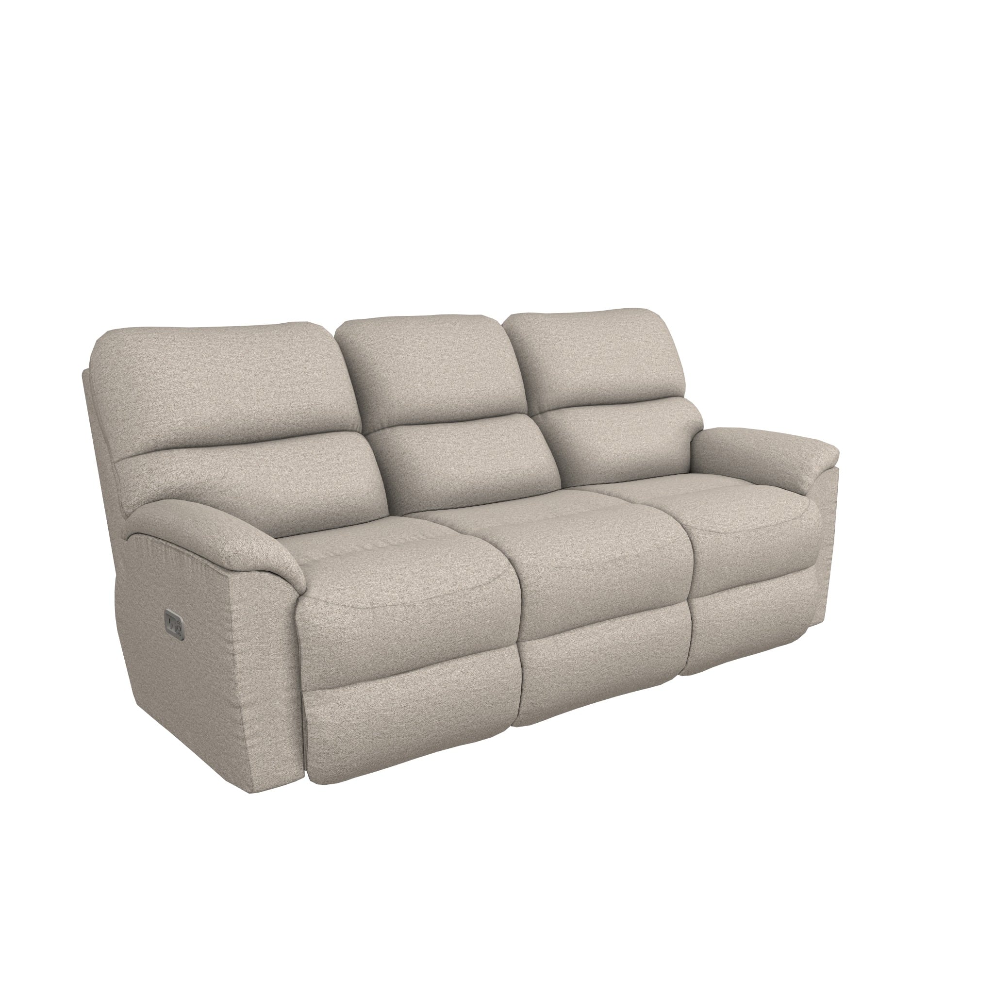 Power Reclining Sofa w/ Headrest &amp; Lumbar