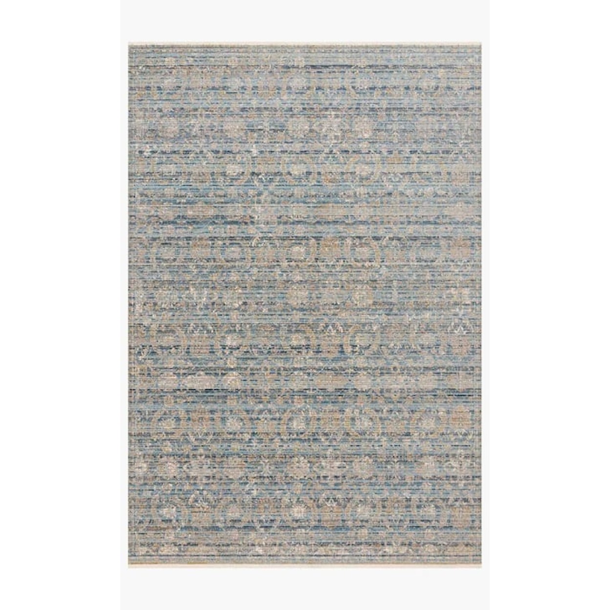 Loloi Rugs Claire 7'10" x 10'2 OCEAN / GOLD