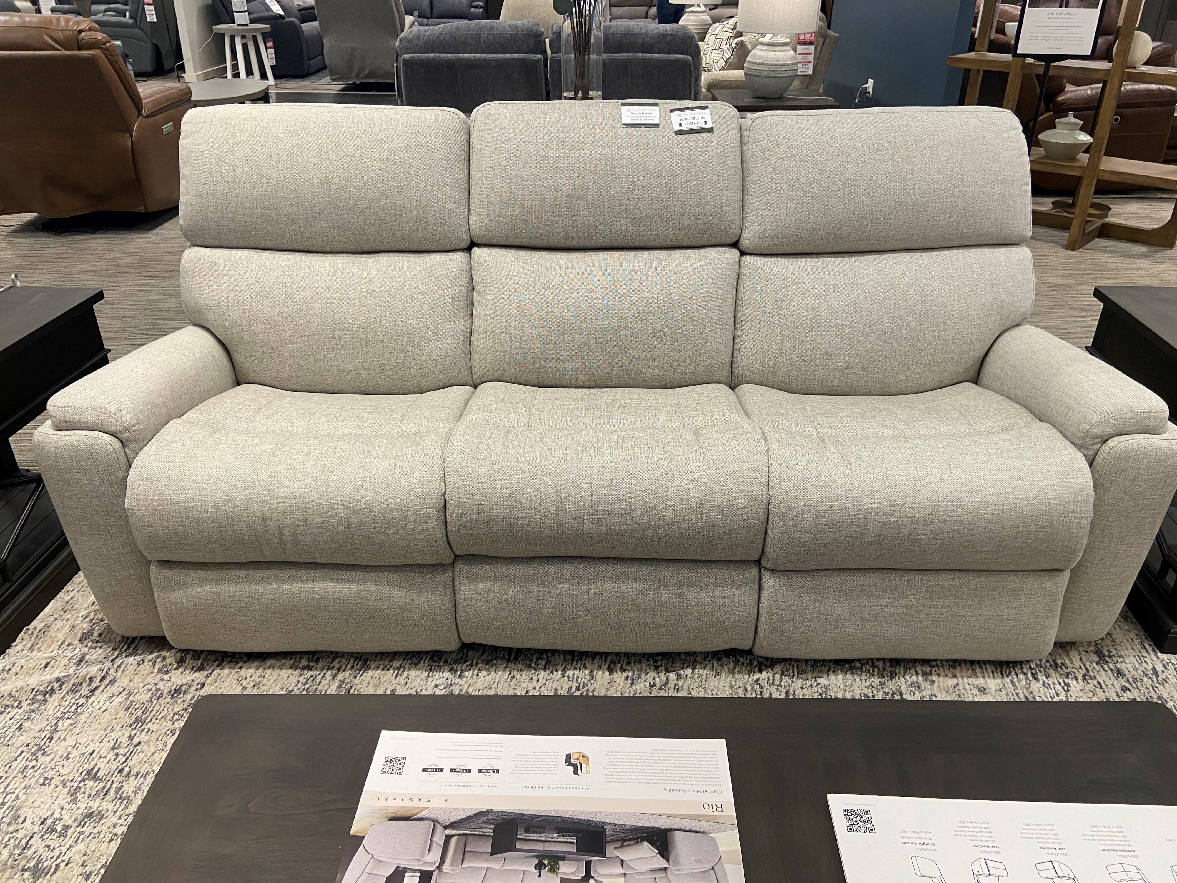 Power Reclining Sofa with Power Headrests