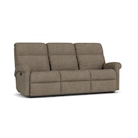 Casual Power Reclining Sofa with Power Headrests and USB Charging Ports