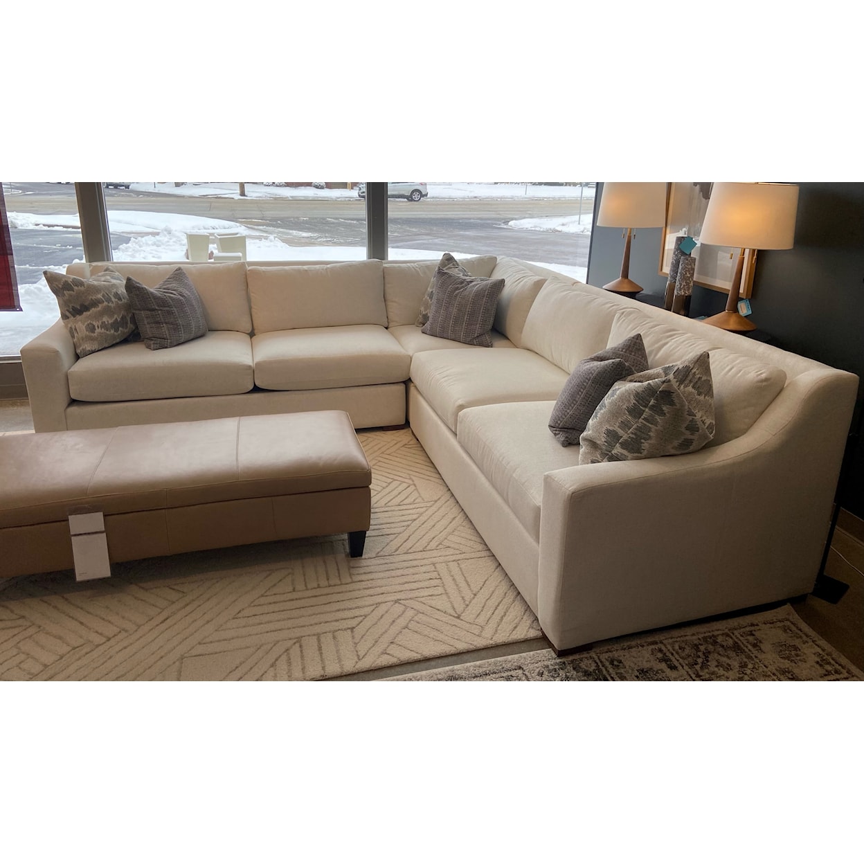 Jonathan Louis Wilshire L-Shaped Stationary Sectional