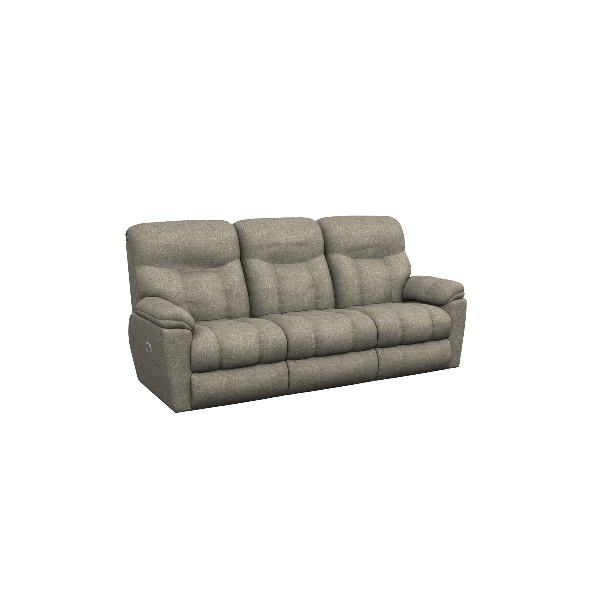 Power Reclining Sofa with Headrest &amp; Lumbar