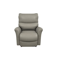 Contemporary Power Rocking Recliner with Power Headrest, Lumbar, and USB Port