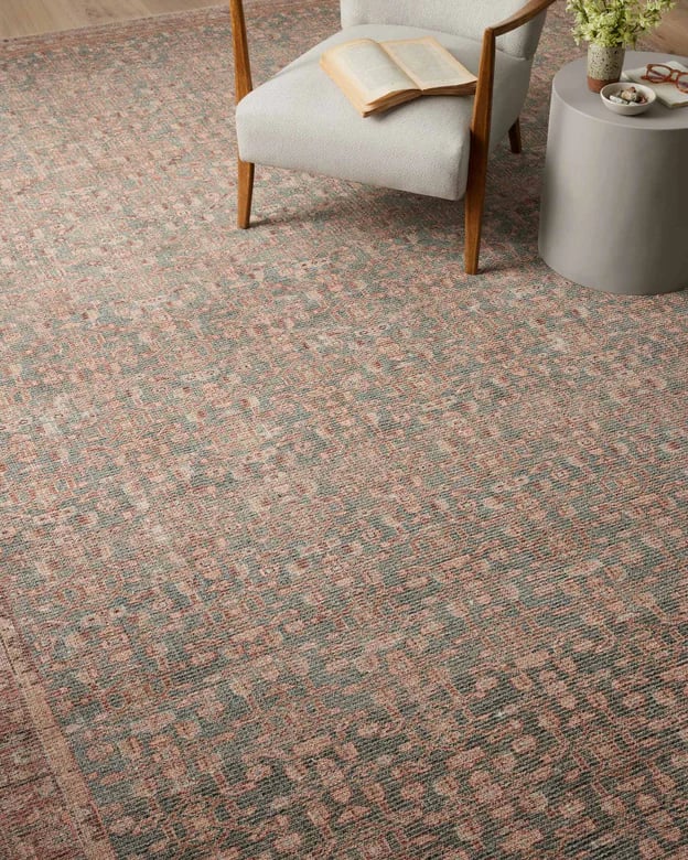 3'9'' x 5'6'' BLUE / TERRACOTTA