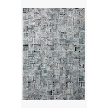 7'9" x 9'9  Artic Blue Rug