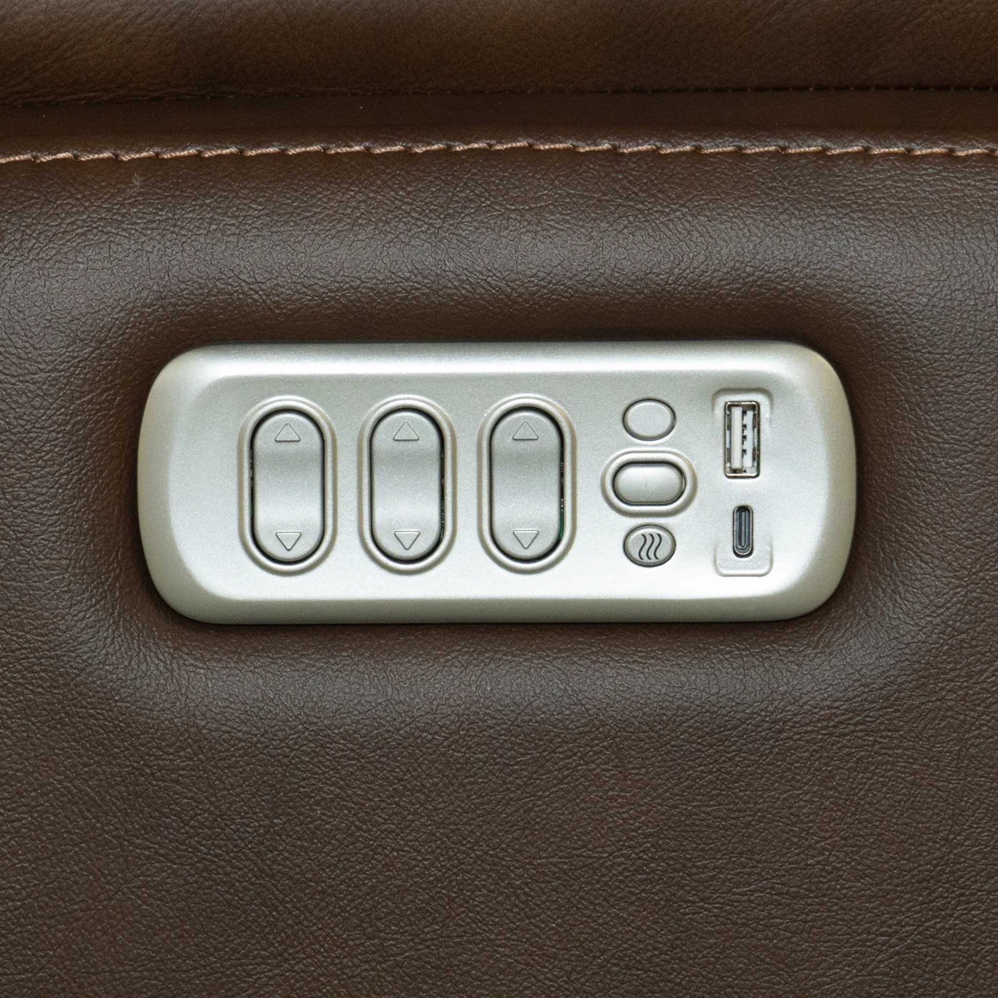 Swivel Glider Recliner w/HR/Lum/Heat/Mass