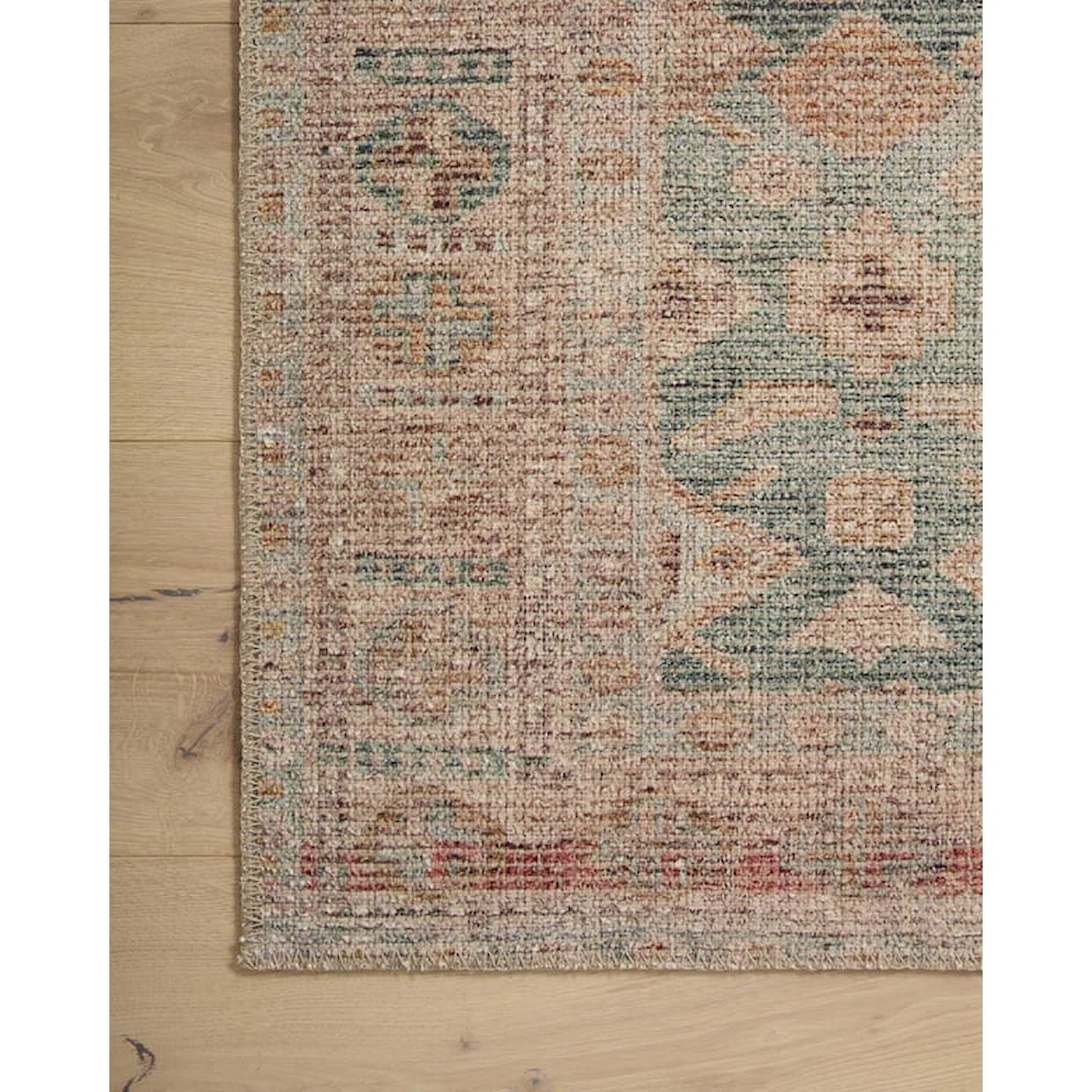 Loloi Rugs Aubrey 7'6'' x 9'6'' AQUA / SAND