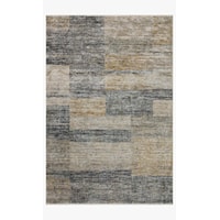 7'10" x 10' Grey / Gold Rug