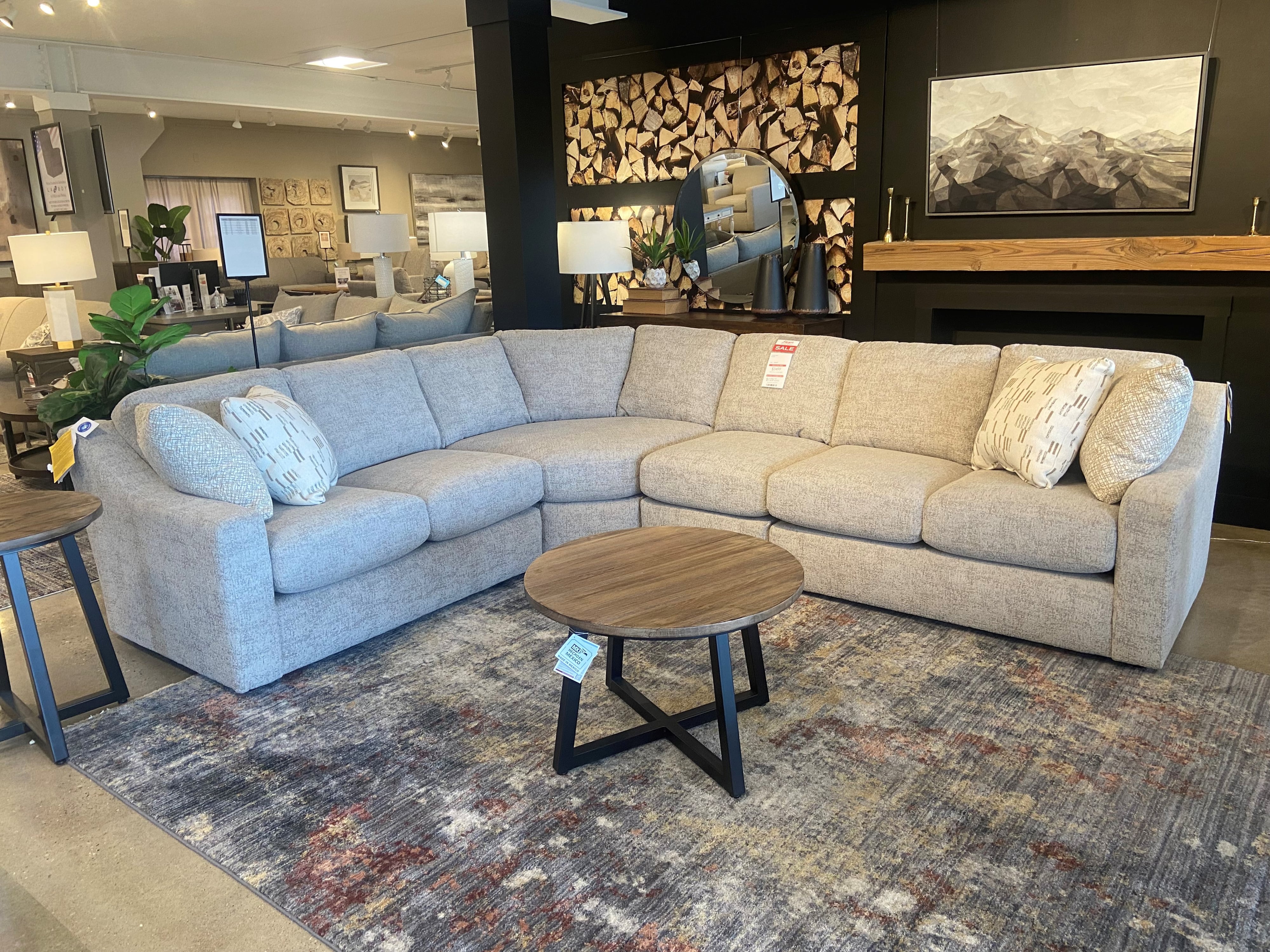 Stationary Sectional Sofa