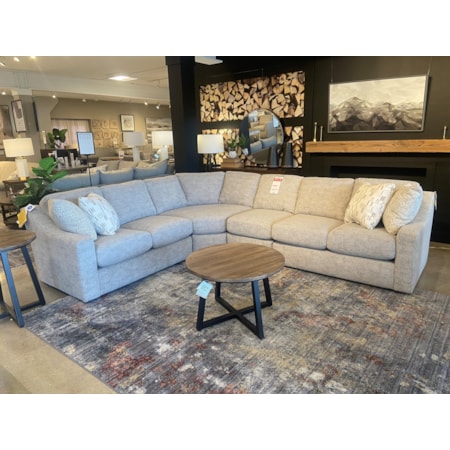 Stationary L-shaped Sectional Sofa