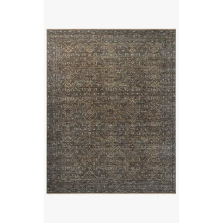 8 x 10 Lagoon/Tobacco Area Rug