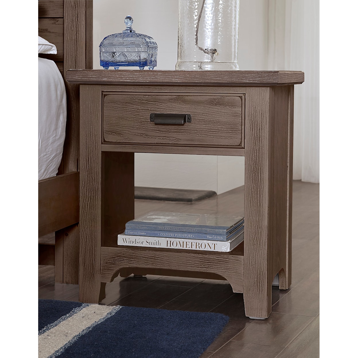 Vaughan Bassett Bungalow One Drawer Nightstand