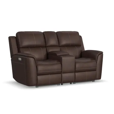 Loveseat w/Console/HR/Lumbar/Heat/Massage
