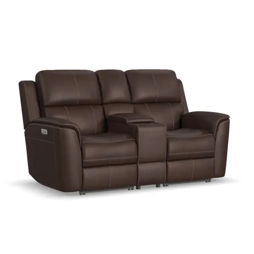 Loveseat w/Console/Headrest/Lumbar/Heat/Massage