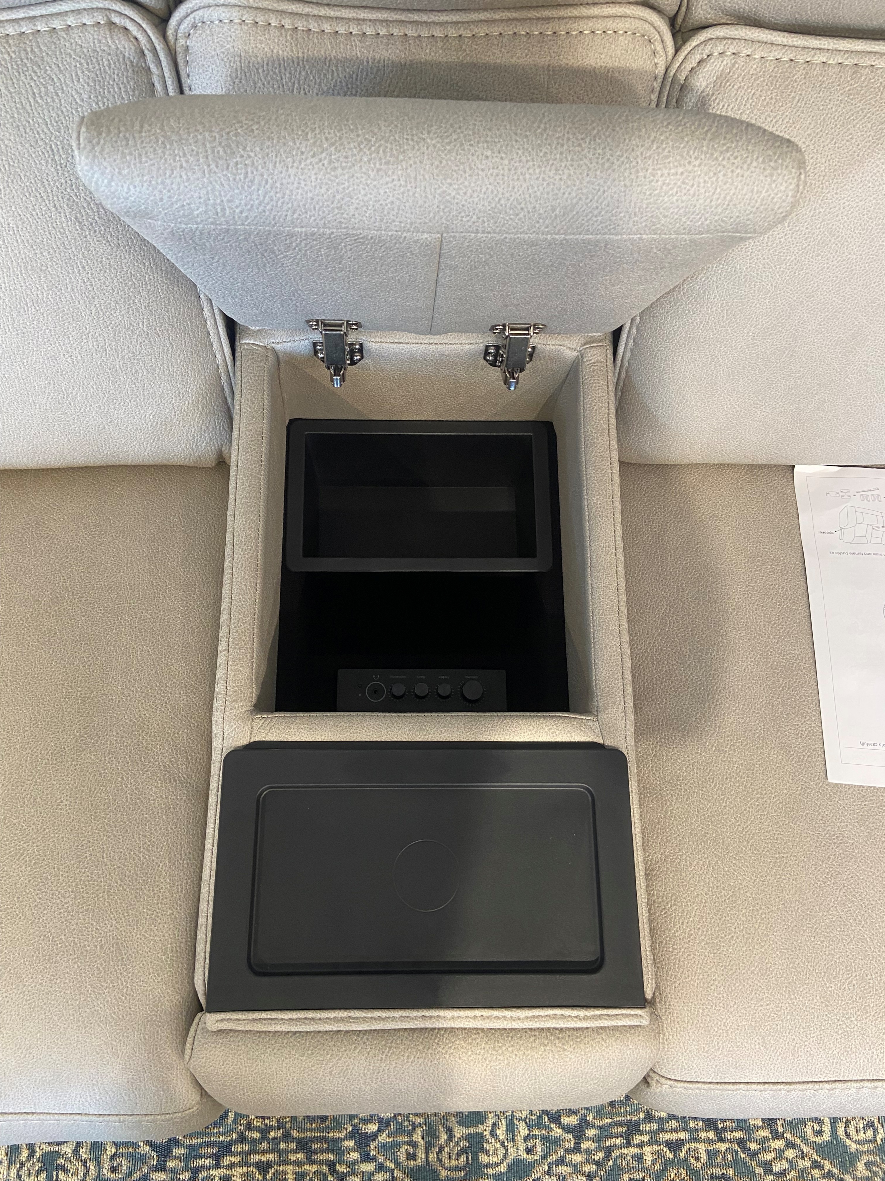 Triple Power Zero-G Sectional with Speakers