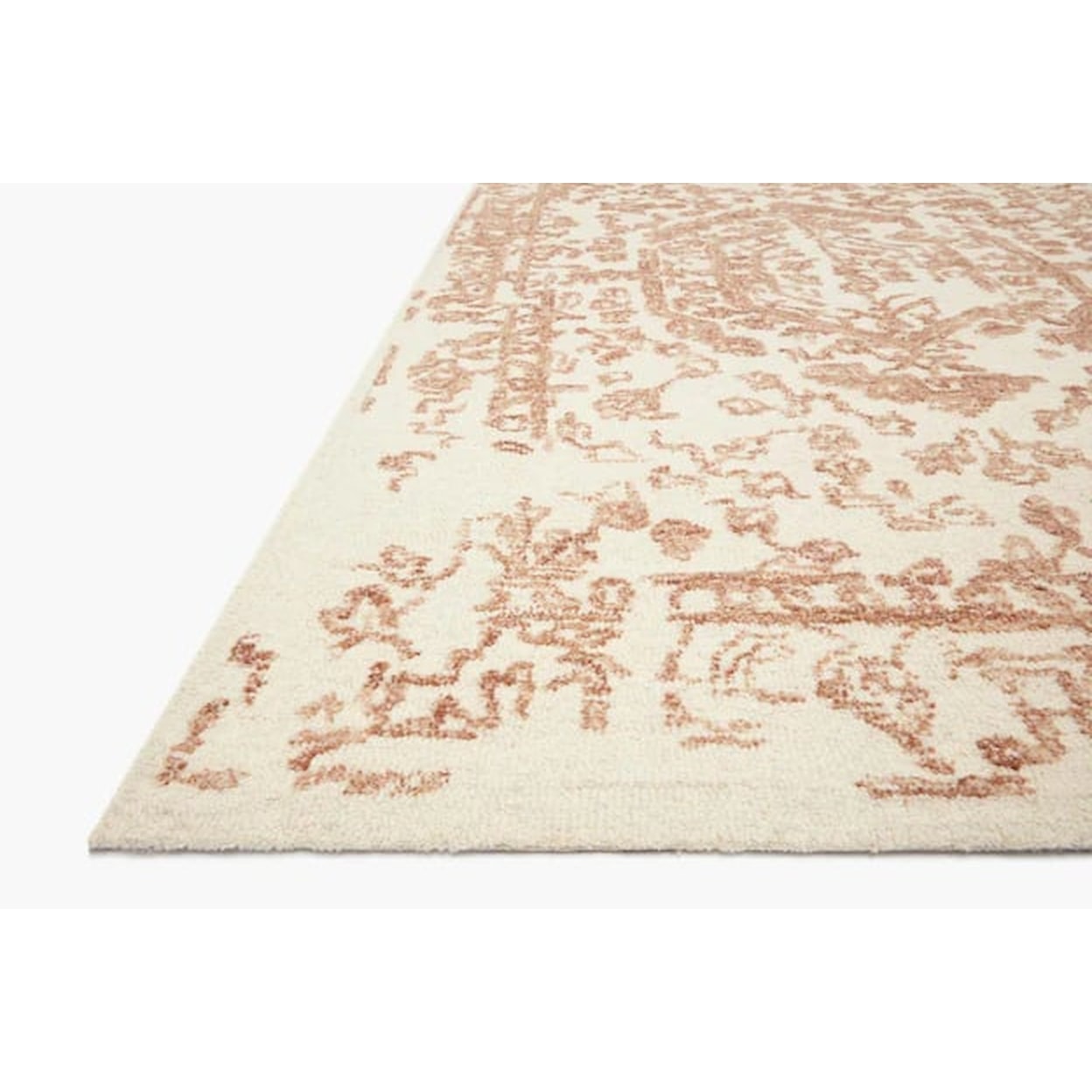 Loloi Rugs Annie 7''9' x 9''9' WHITE / RUST RUG