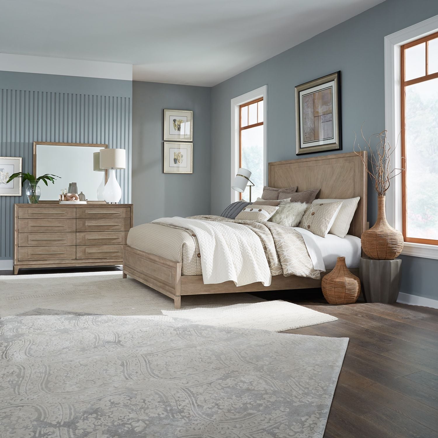 3-Piece King Panel Bedroom Set