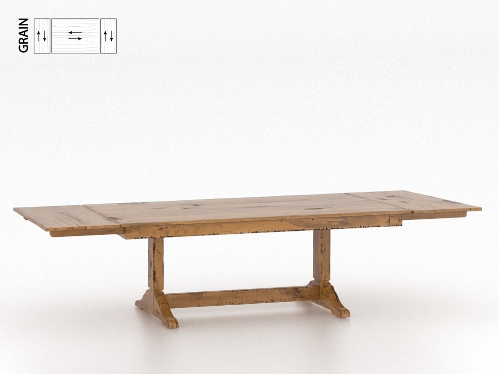 Dining Table with 2 Breadboard Leaves