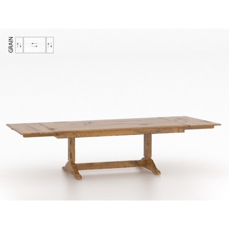 Dining Table with 2 Breadboard Leaves