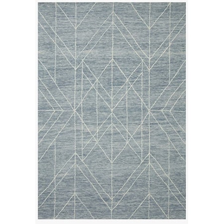 7'9" x 9'9" Denim Rug