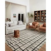 Loloi Rugs Polly 7'9" X 9'9" Black / Ivory