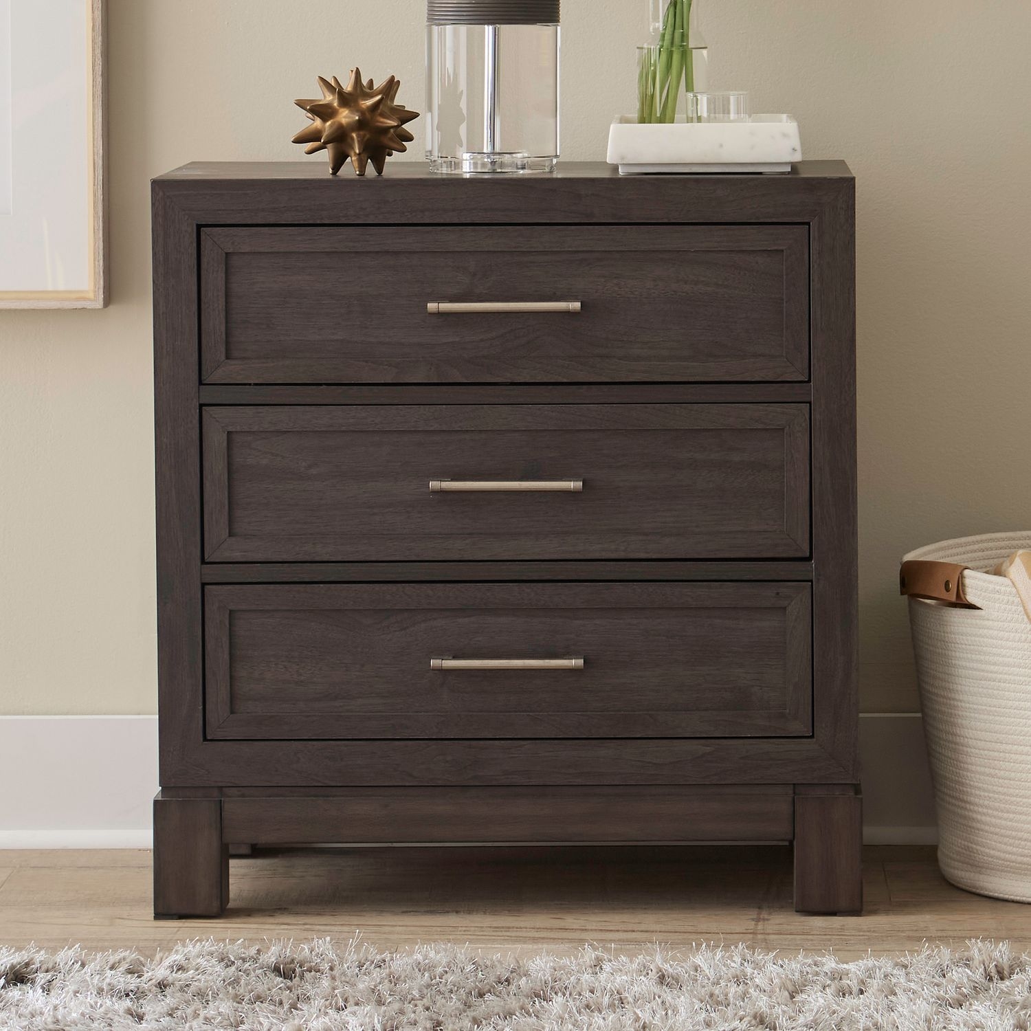 Liberty Furniture Modern Edge 3-Drawer Nightstand
