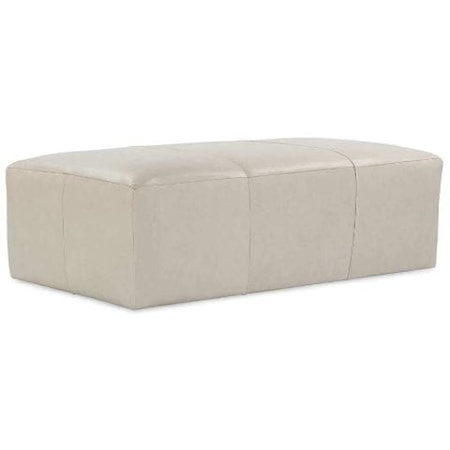 Leather Ottoman