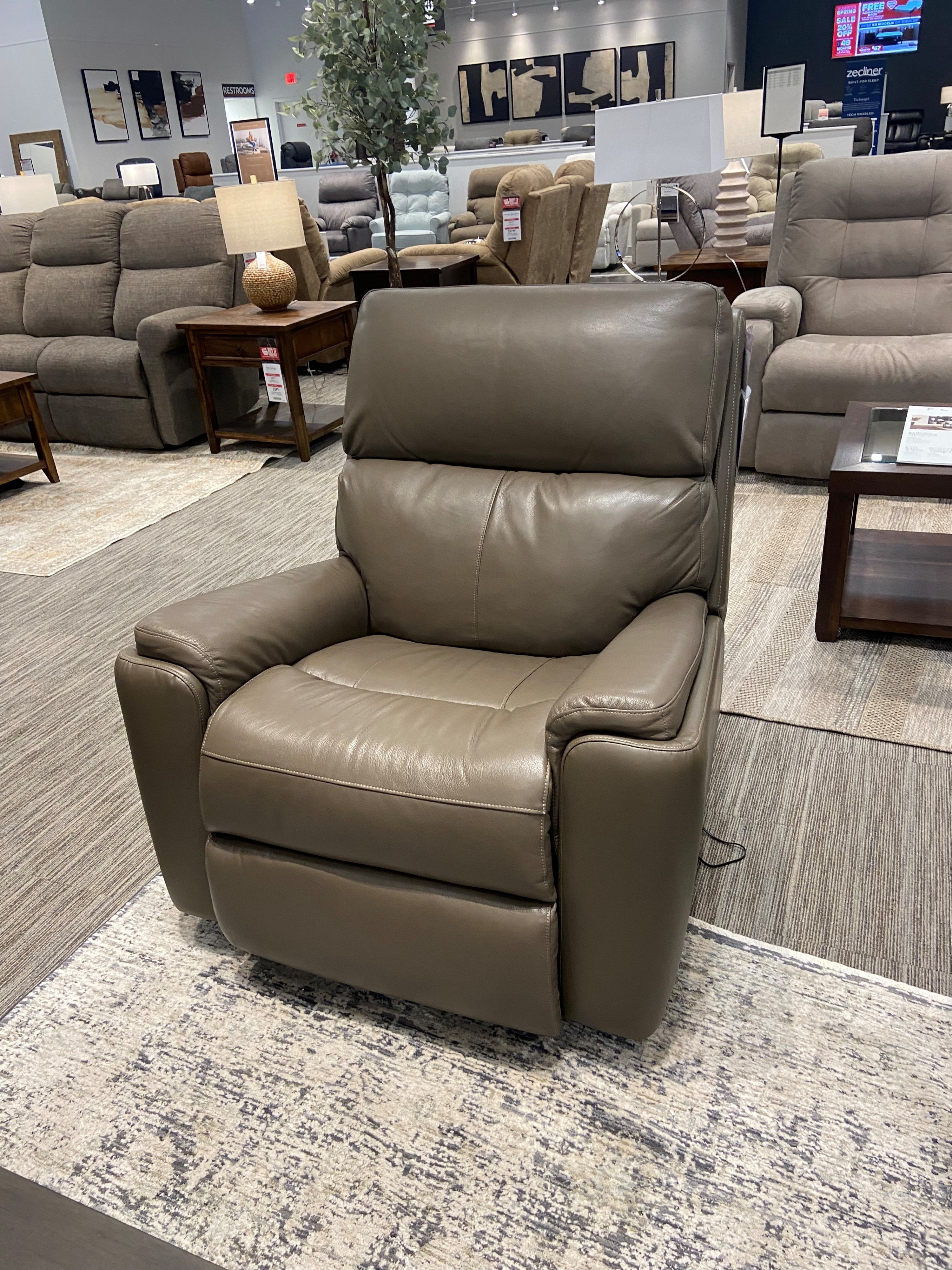 Power Rocking Recliner with Power Headrest