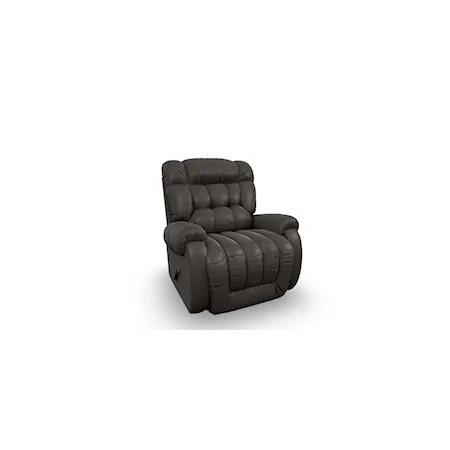 LEATHER SPACE SAVER RECLINER
