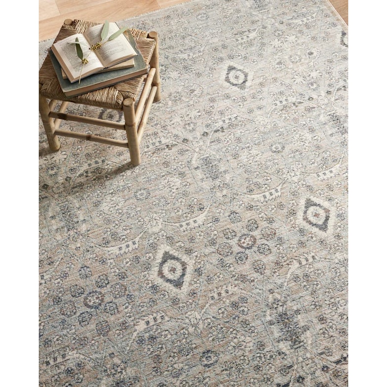 Loloi Rugs Zuma 9'6" x 13'1'' Silver / Sky Rug