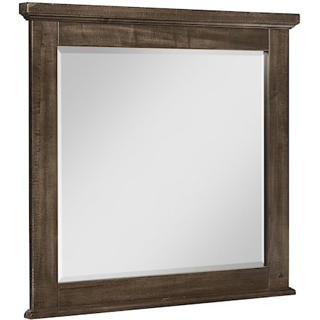 Landscape Mirror with Beveled Glass