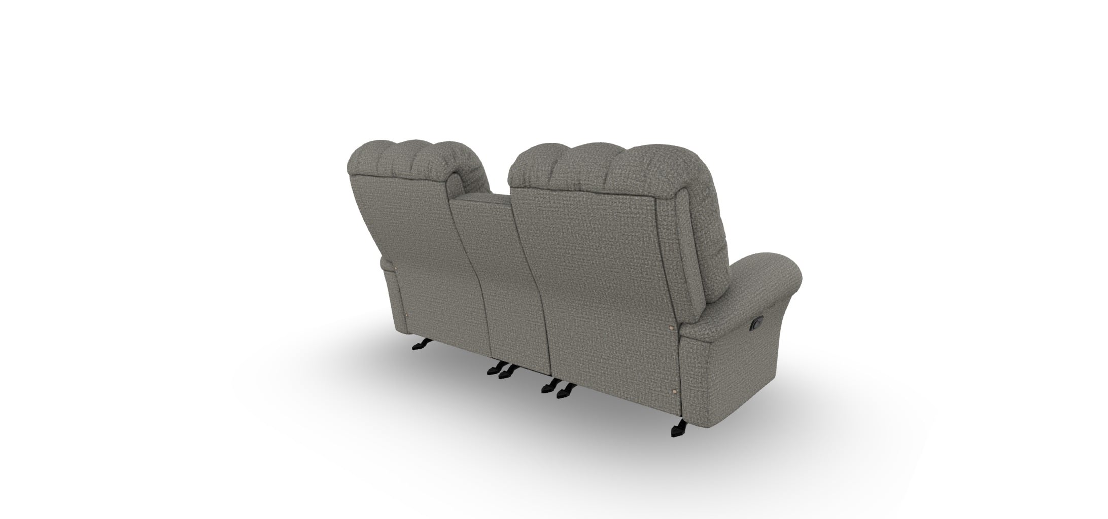 MANUAL ROCKER LOVESEAT W/CONSOLE