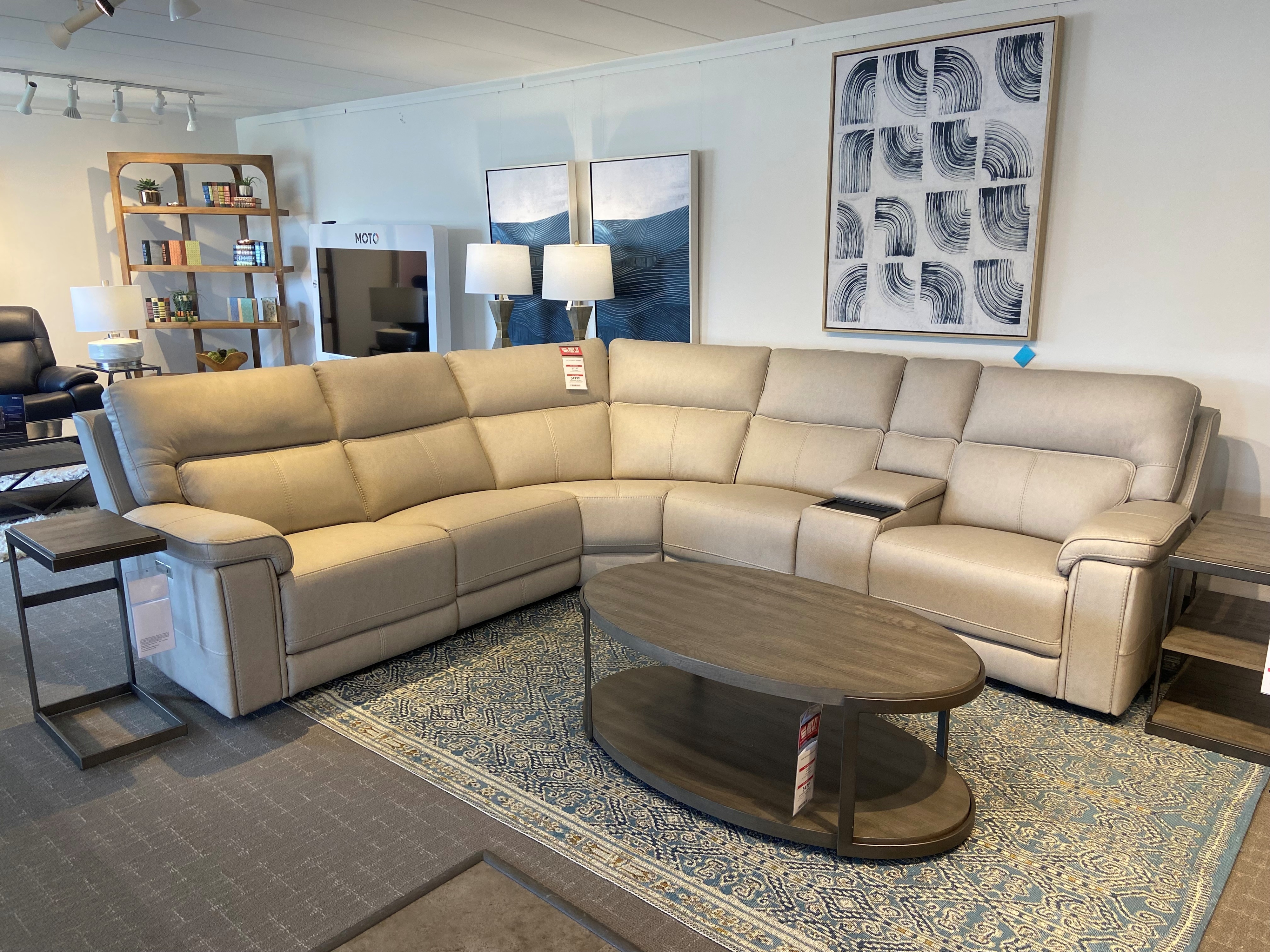 Triple Power Zero-G Sectional with Speakers