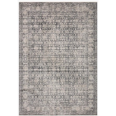 7'10'' x 10' CHARCOAL / DOVE RUG