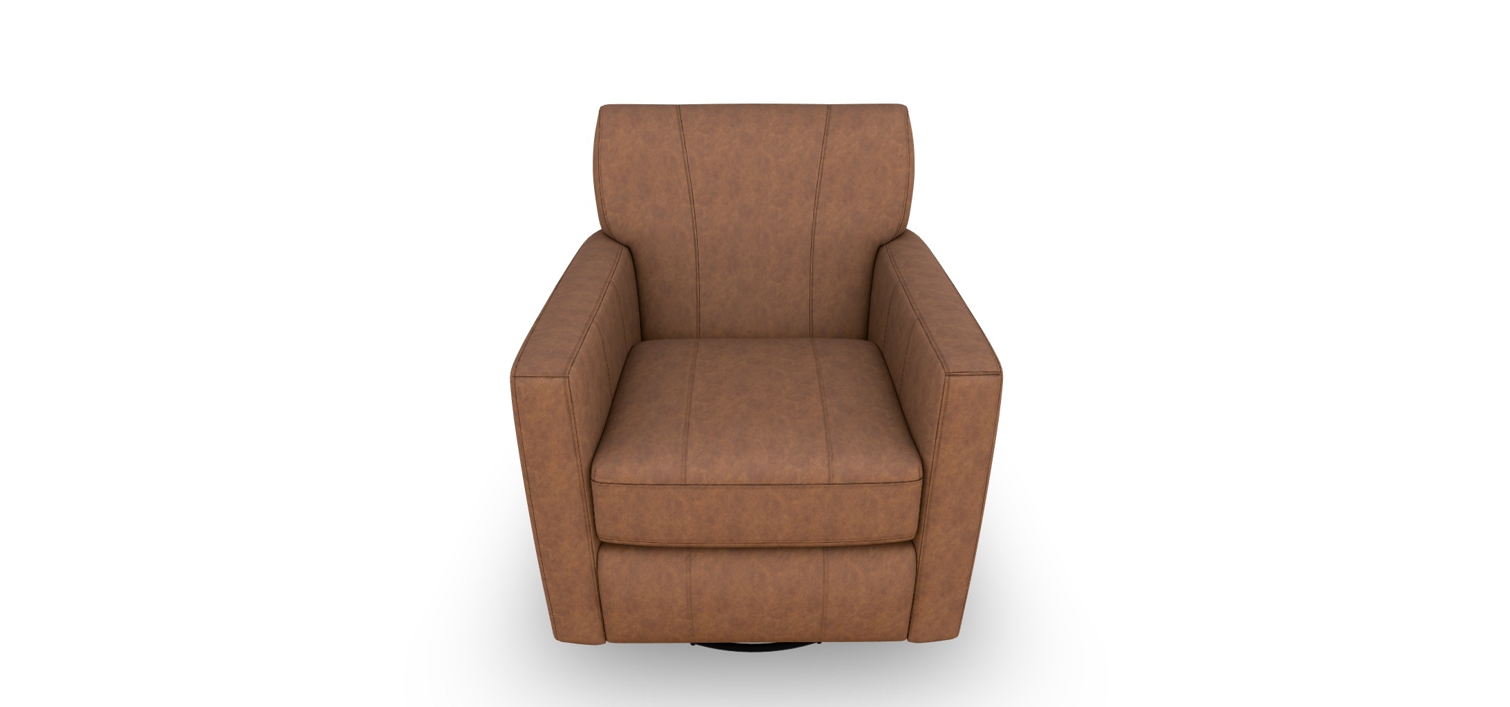 Leather Swivel Glider