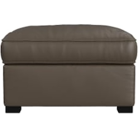 Leather Ottoman