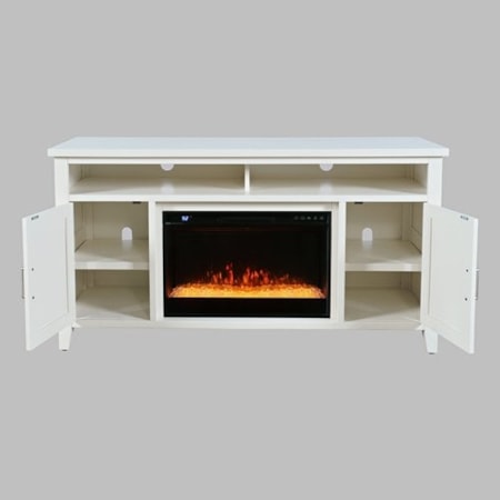 Fireplace with Logset