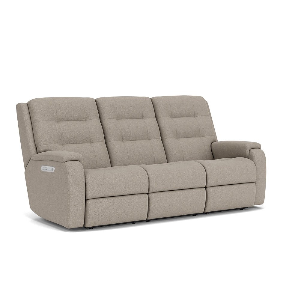 Power Headrest and Lumbar Reclining Sofa