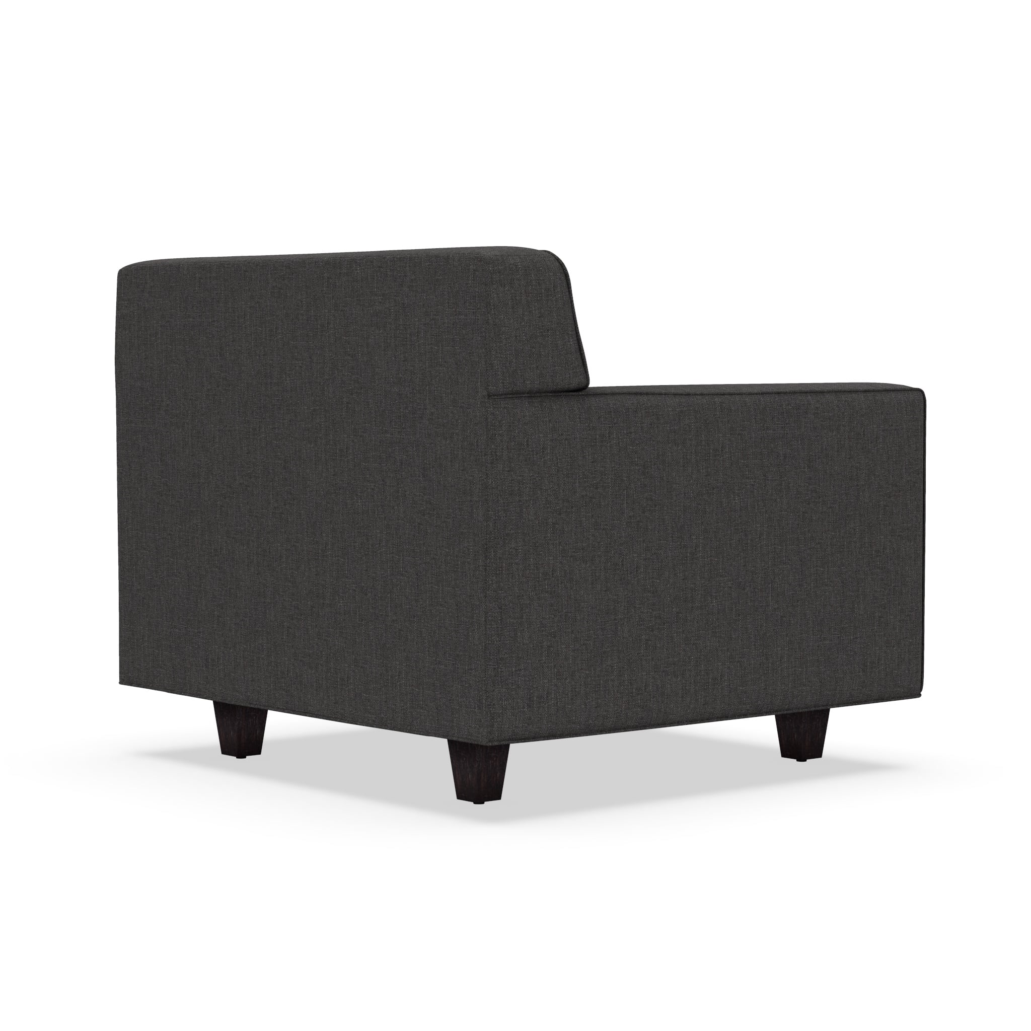 Contemporary Chair with Track Arms