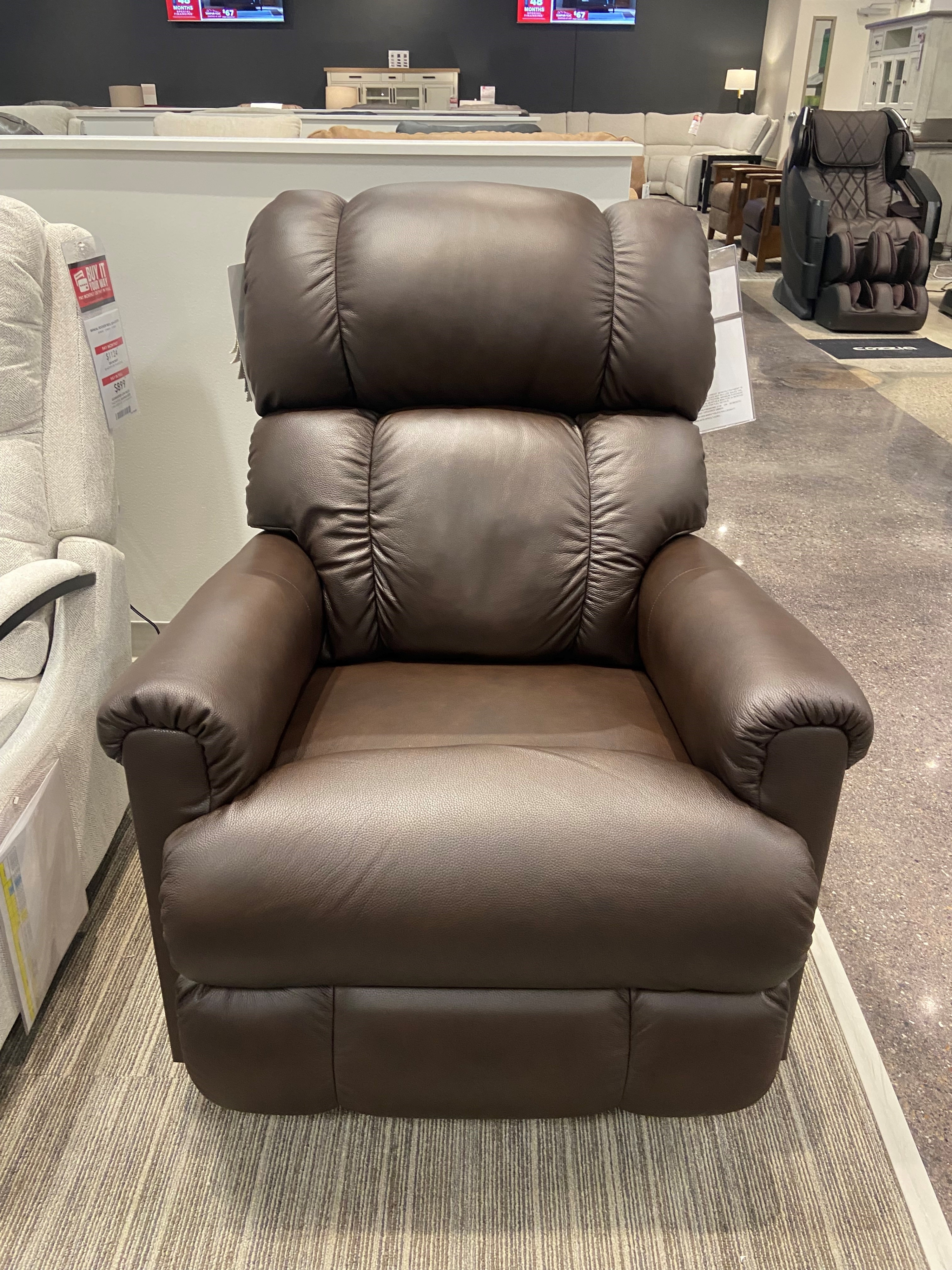 Rocking Recliner w/ Headrest &amp; Lumbar