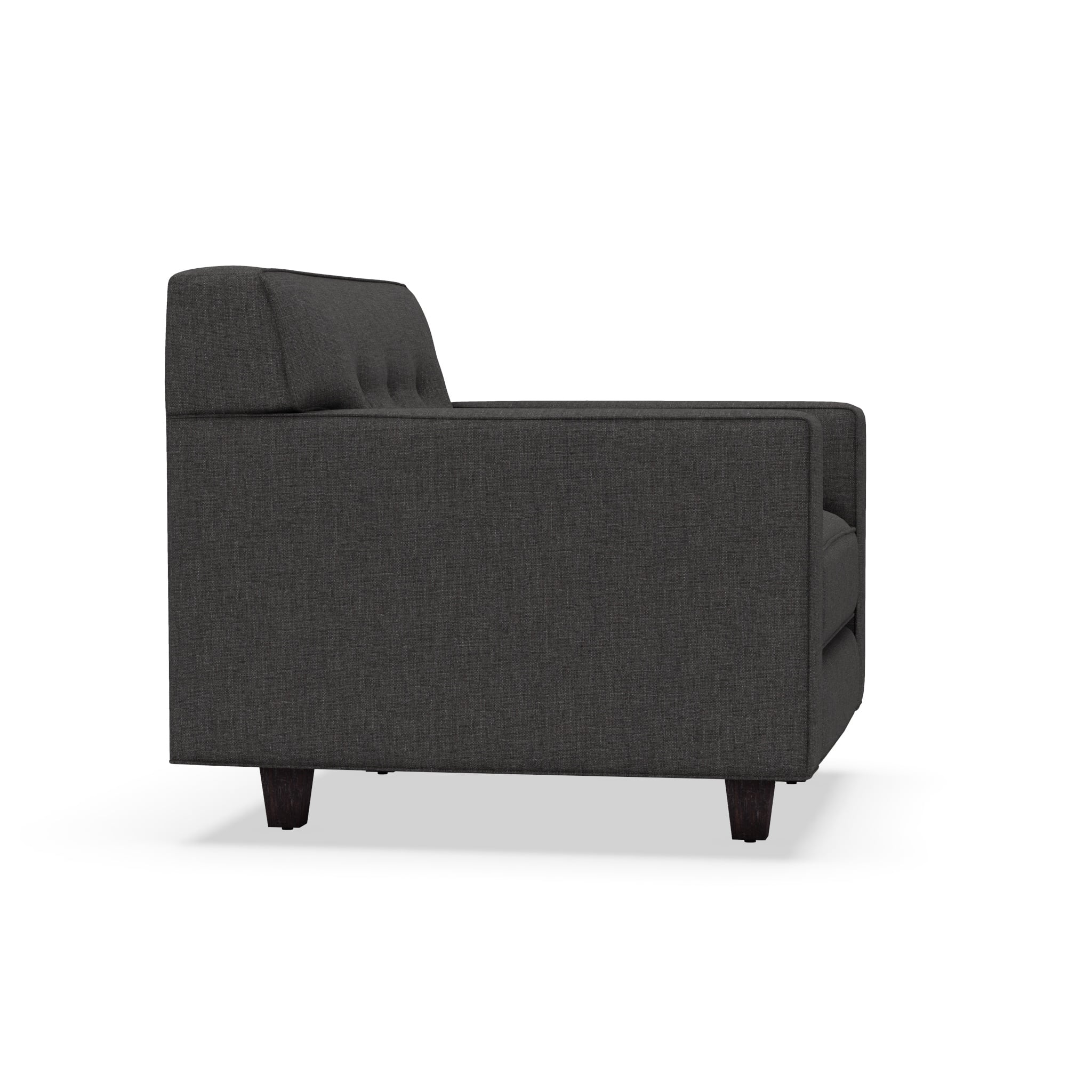 Contemporary Chair with Track Arms