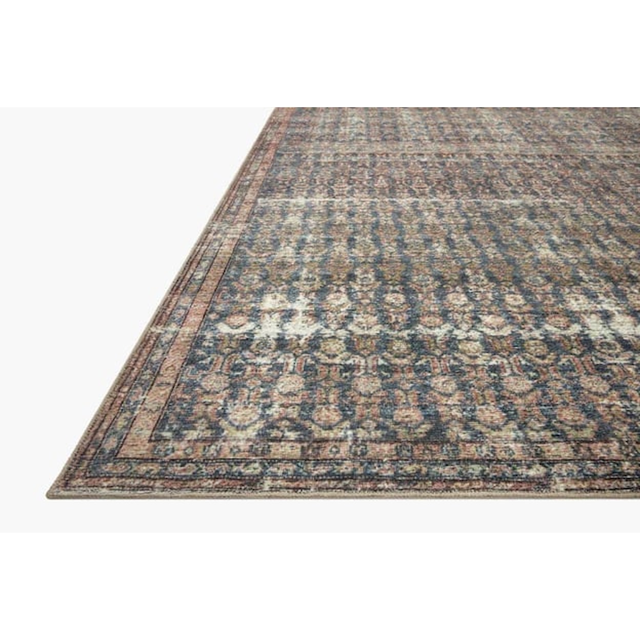 Loloi Rugs Billie 8'6" x 11'6" OCEAN / BRICK