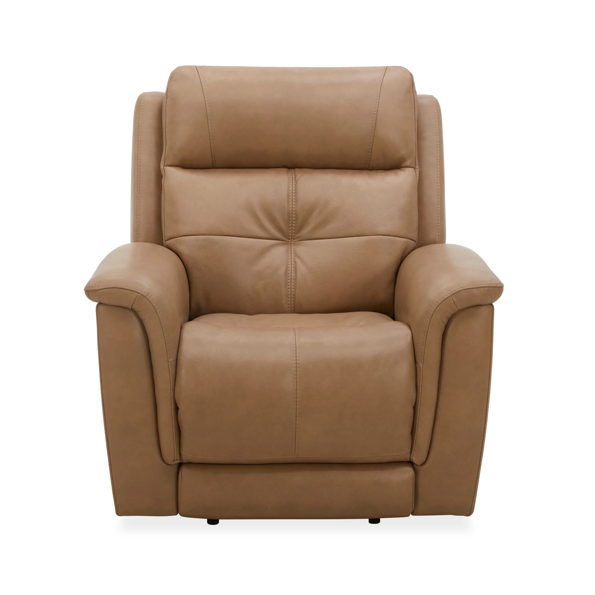 Leather Power Recliner with Heat &amp; Massage