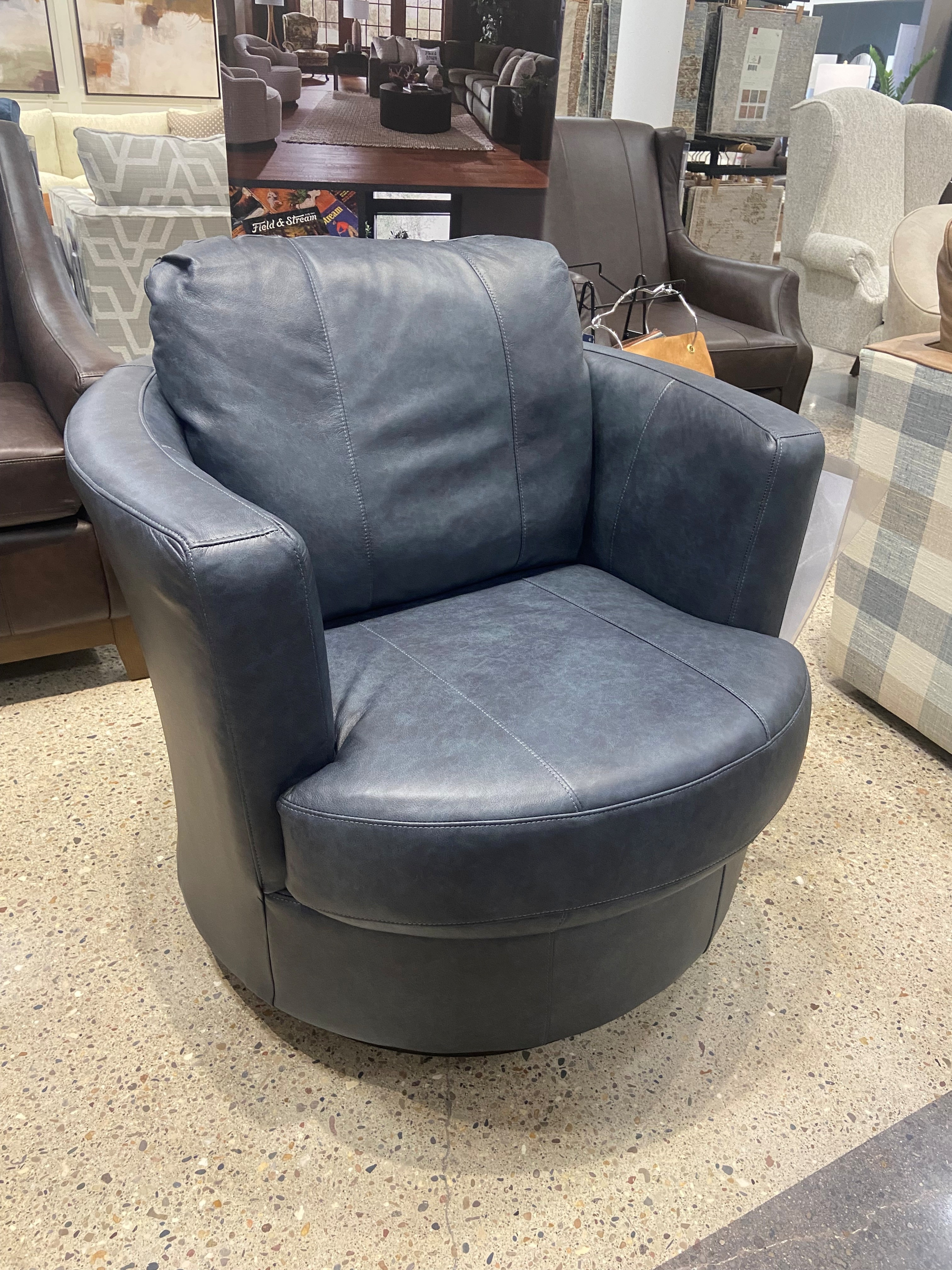 Leather Swivel Chair