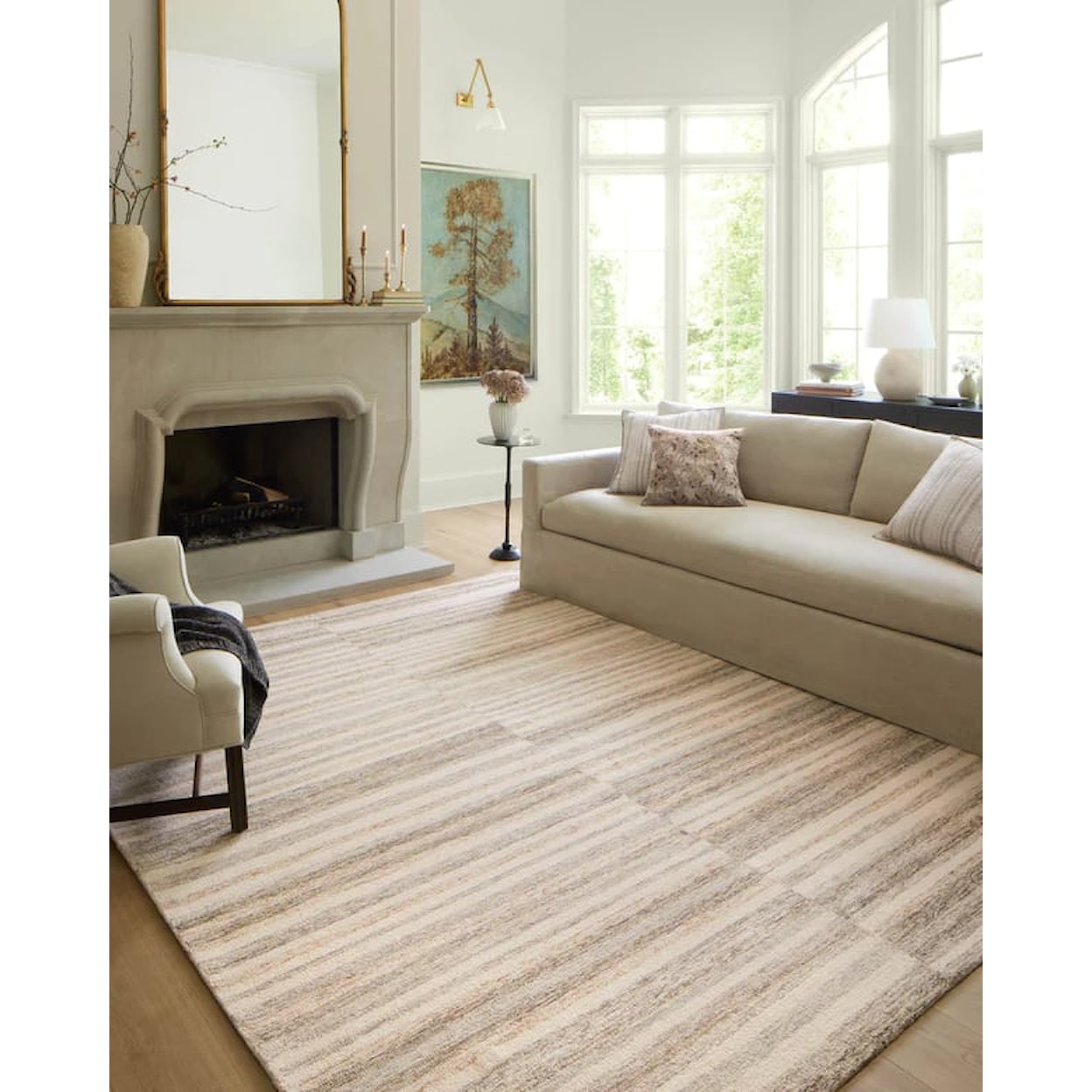 Loloi Rugs CHRIS 7'9" x 9'9" IVORY / CLAY RUG