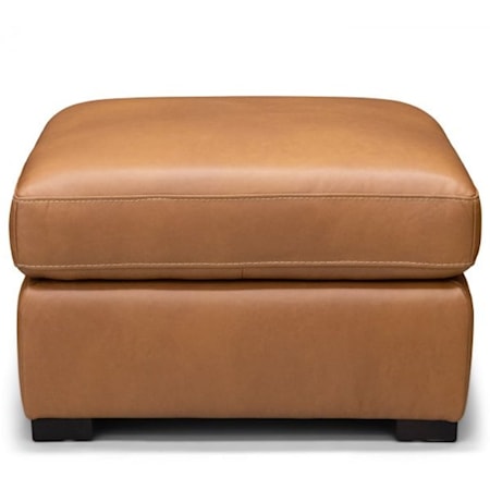 Leather Ottoman