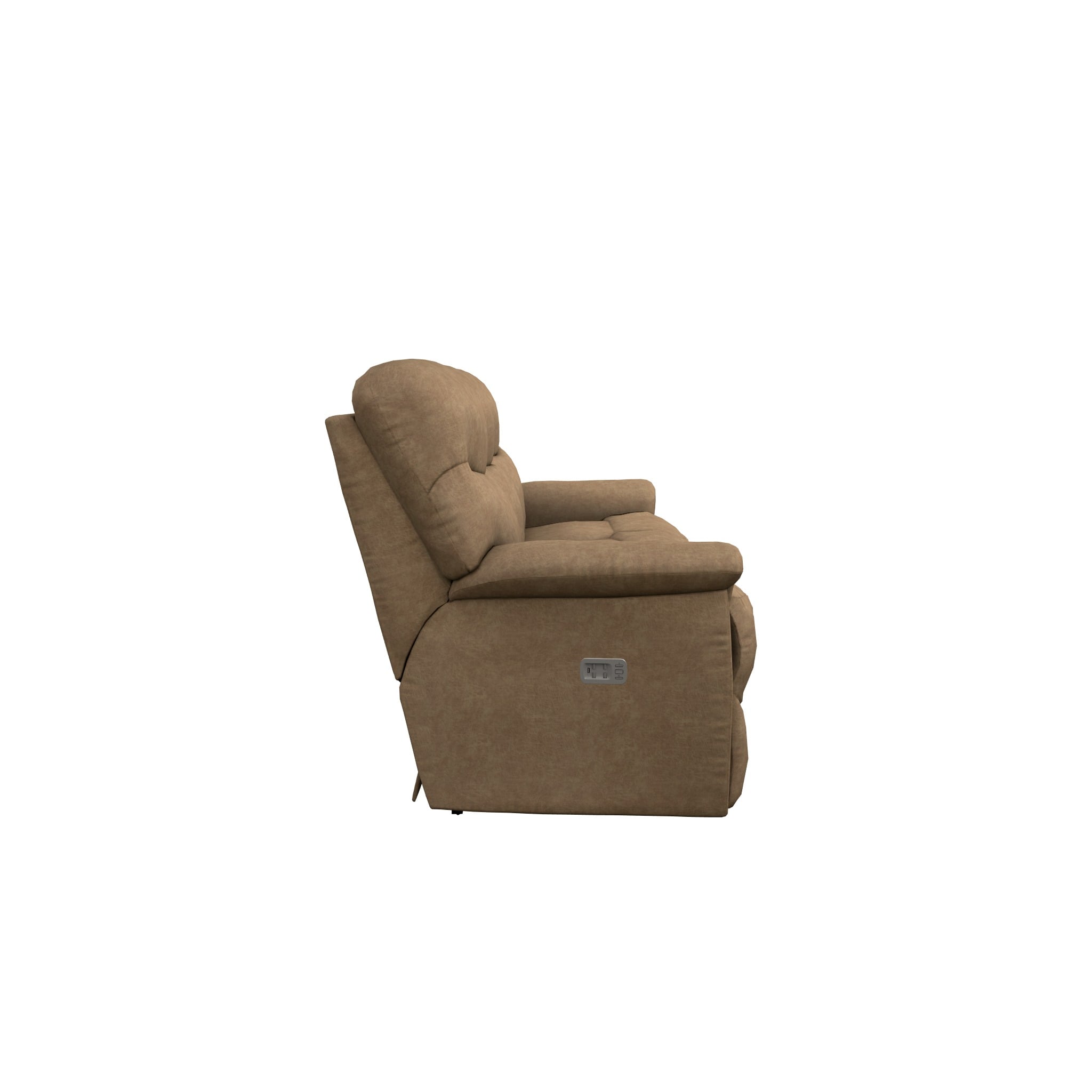 Power Reclining Sofa with Headrest and Lumba