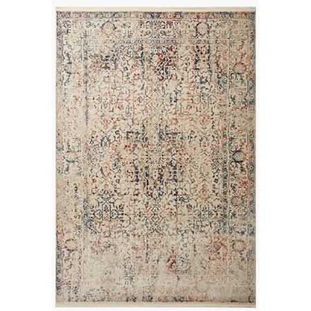 7'10" X 10'10" Ivory / Multi Rug